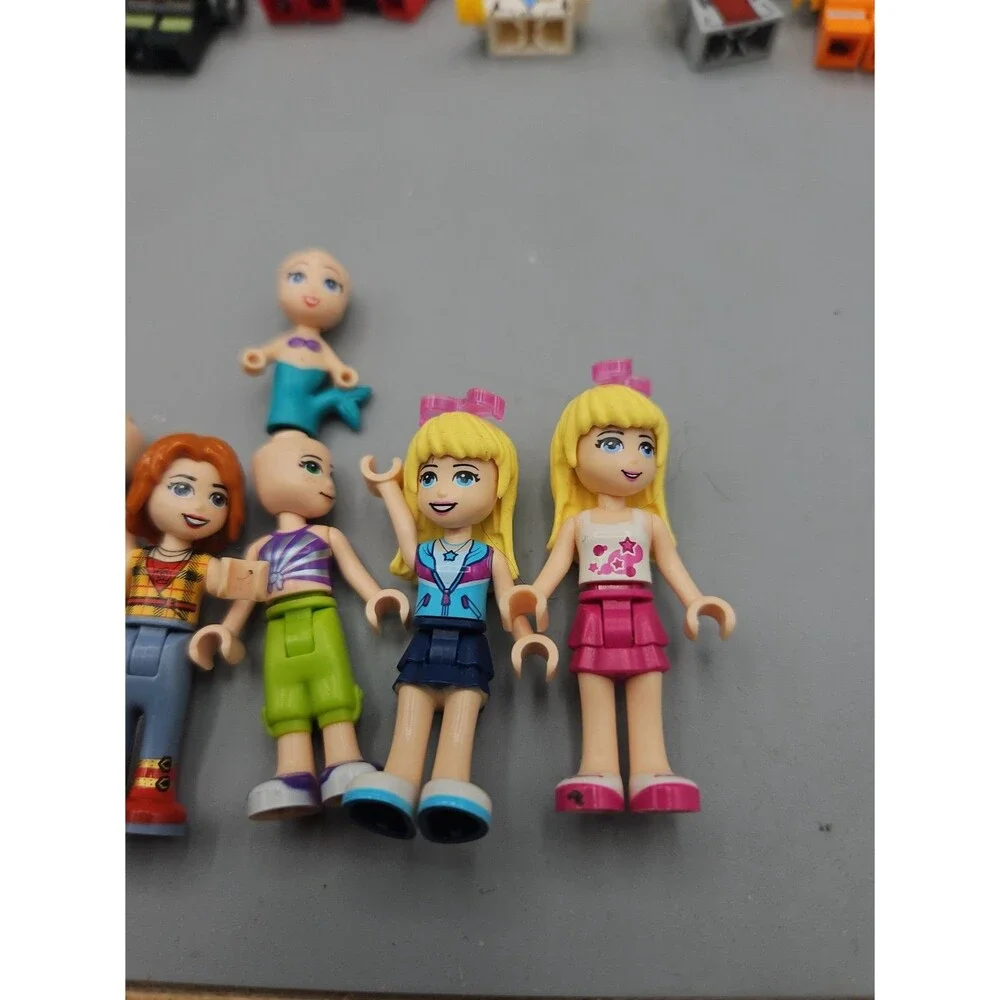 LEGO Friends Minifigure Mini Doll Lot 8 Figures Assorted Random Mixed Lot Parts